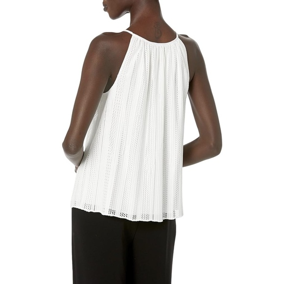 NEW Theory Mod Lace Halter Top in White Sz. S - Picture 2 of 2